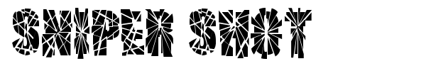 Sniper Shot font preview